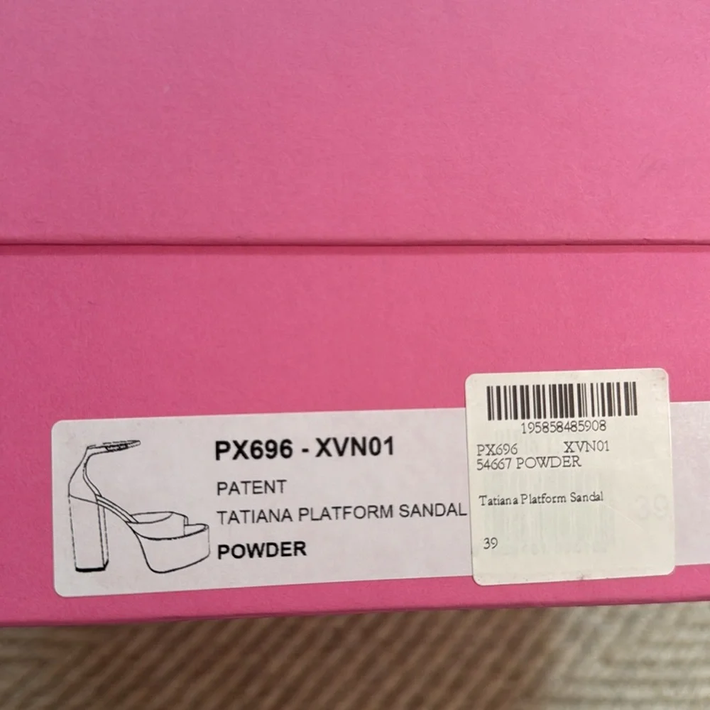 Paris Texas nude patent block high heels 9 - Picture 10 of 12